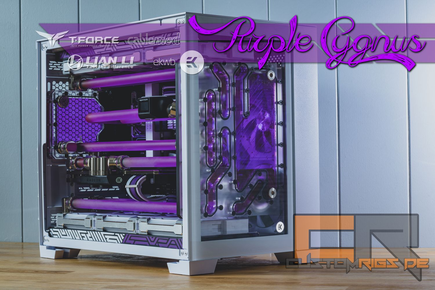 The Purple Cygnus Lian Li O11 Dynamic Mini Snow White Edition