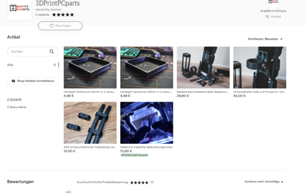 CustomRigsDe auf ETSY